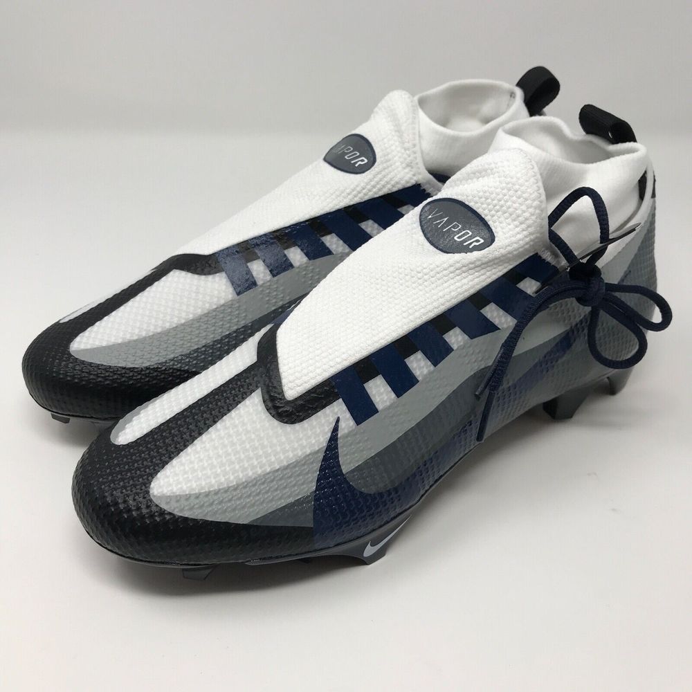 Nike Vapor Edge Pro 360 Black College Navy Football Cleats DV0778-001 Mens 8.5